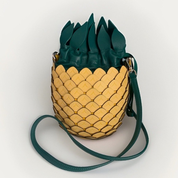 NWT Kate Spade New York Pineapple Pina Colada Bucket Crossbody Novelty Bag - Picture 2 of 15